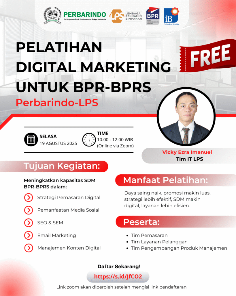 Pelatihan Digital Marketing Untuk BPR-BPRS Pelatihan Digital Marketing Untuk BPR BPRS 6 819x1024